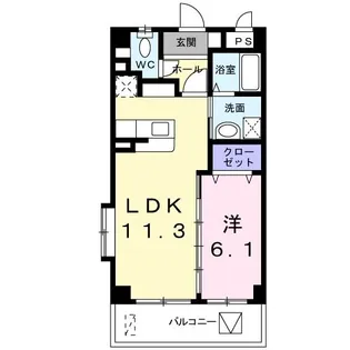 タートルハイツ【3階】の間取り