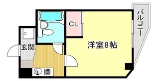 レイクシティ上笠II番館【3階】の間取り