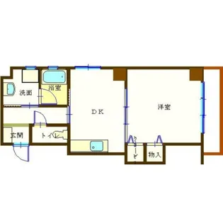 Friendly仲田【2階】の間取り