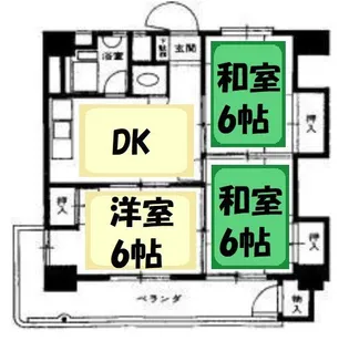 コープ春日部【3階】の間取り