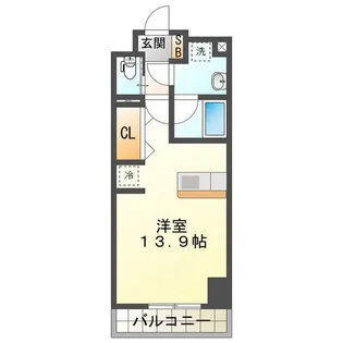 Premium Town Place【6階】の間取り