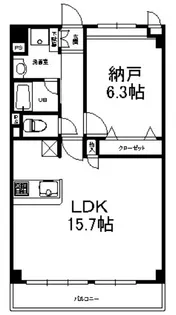 ラディア フラッツ【2階】の間取り