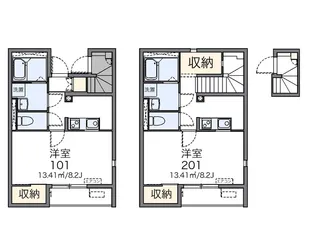 レオネクストサンフラワーIII(53652)【2階】の間取り