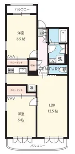 フェアリーテイル【3階】の間取り