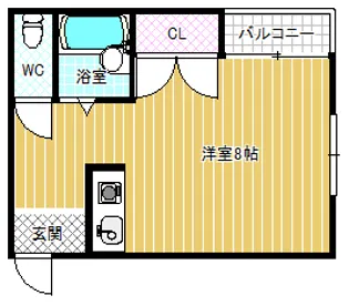 コートAU【2階】の間取り