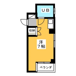 弥生コーポシエスタ【2階】の間取り