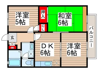 セプトリミエール【2階】の間取り