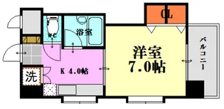 ベルレージュ二葉の里【4階】の間取り