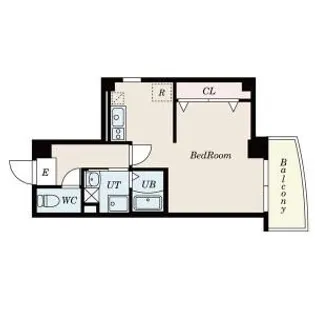 ラ・フォンテ大国【6階】の間取り