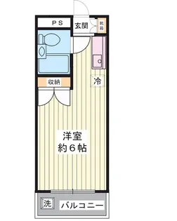サンクレスト富士見【1階】の間取り