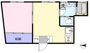 ウイングシティーK2【2階】の間取り