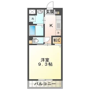 クオリア江戸橋【1階】の間取り