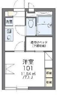 レオパレス栄【1階】の間取り