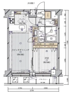 メインステージ多摩川III【6階】の間取り