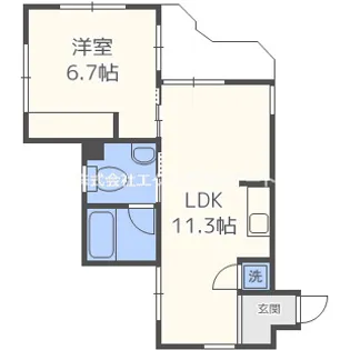 メゾンビトロ【2階】の間取り