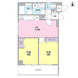 シェレ祗園【2階】の間取り