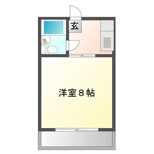 上建コーポ【1階】の間取り