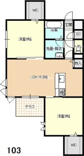 イデアーレ早出【1階】の間取り
