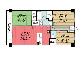 サンクレイドルちはら台ステーションウィズ【10階】の間取り