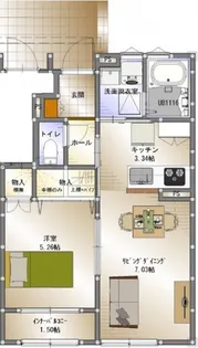 ルピナス【1階】の間取り