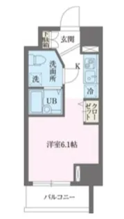 THEパームス新小岩【6階】の間取り