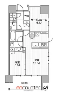 ディームス渋谷本町【5階】の間取り