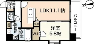 ルネス・スターツ【9階】の間取り