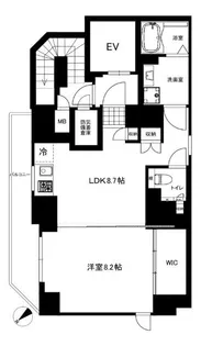 CREAL premier恵比寿【4階】の間取り
