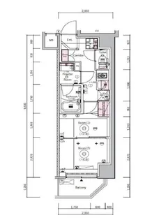 SYFORME IRIYA【7階】の間取り