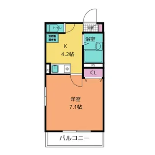 メゾンさくら【2階】の間取り