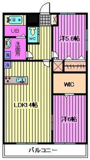 ルミエール ニイゾ【2階】の間取り