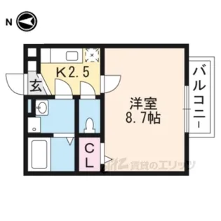 アルページュ小倉【1階】の間取り