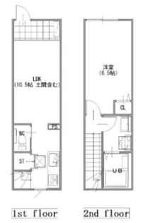 モク-テラス ハチオウジの間取り