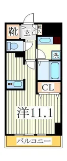 アヴェニール柏の葉【5階】の間取り
