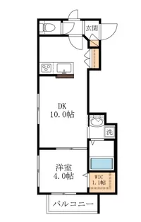メゾン シュクレ【2階】の間取り