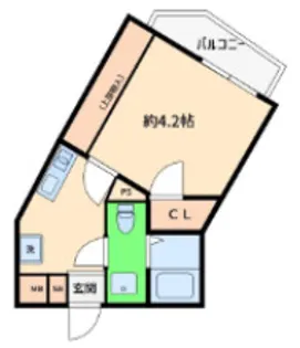 フラッツ70【1階】の間取り