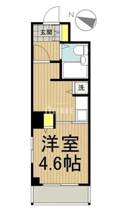 ヘリオス378立川【4階】の間取り