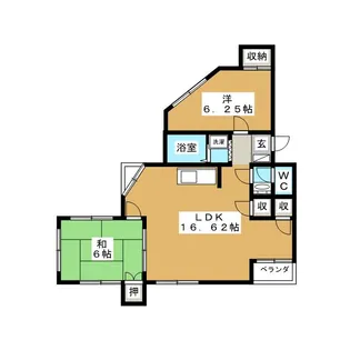 メゾン宮本【3階】の間取り