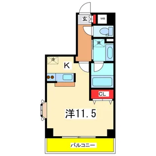 ディナミス【4階】の間取り