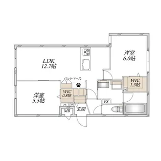 Bella casa【1階】の間取り