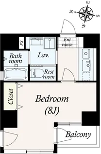 アムール新川アネックス【3階】の間取り