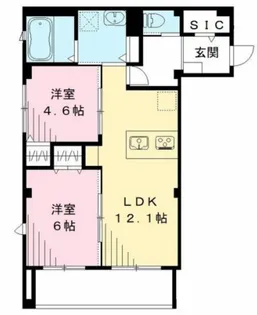 ラシーネ ベルピーノ【3階】の間取り