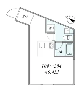 trias351【3階】の間取り