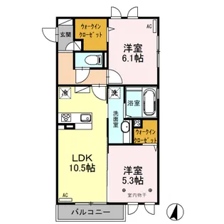 Confort【3階】の間取り