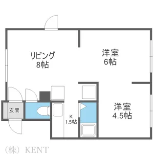 コーポみうら【3階】の間取り