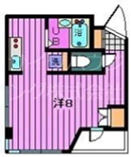 レインボー並木第二ビル【3階】の間取り