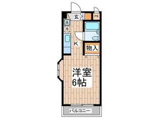35西調布【3階】の間取り