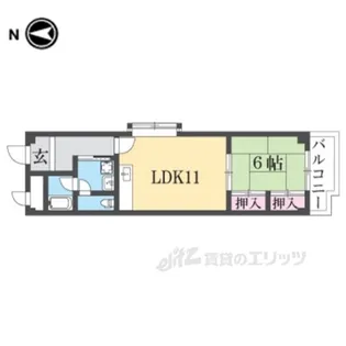 アメニティハイム【4階】の間取り