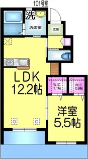 メゾン ソフィア【1階】の間取り