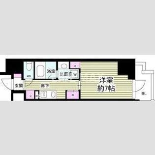 ミリアレジデンス根岸柳通り【1階】の間取り